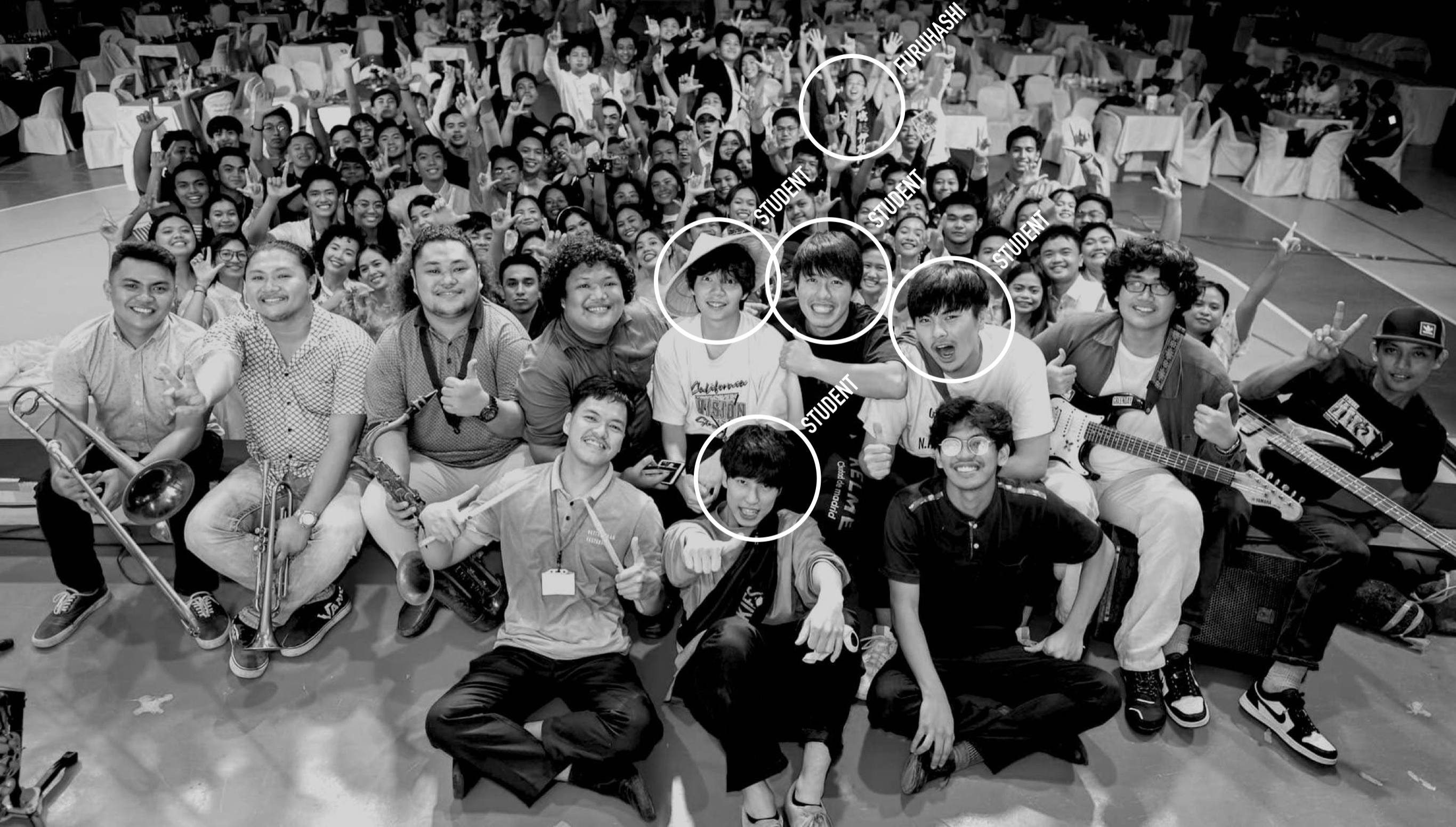 古橋研究室メンバーとイベント参加者の集合写真